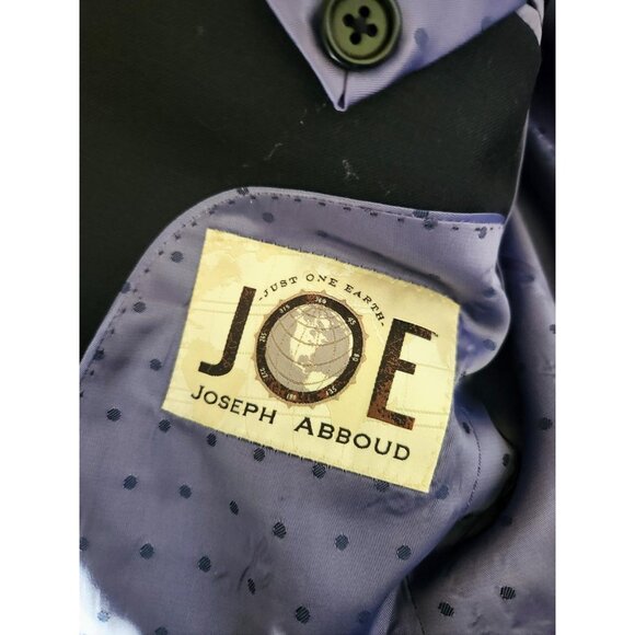 Joseph Abboud Men's Slim Fit Wool Blazer in Navy (38 US) - Picture 3 of 3